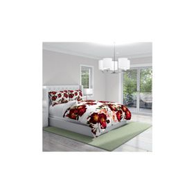 Monohome Red Rose Naturel Renkli Çift Kişilik 200x220 cm Nevresim Takımı