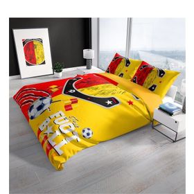Monohome Red & Yellow 3D Renkli Çift Kişilik 200x220 cm Nevresim Takımı