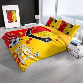Monohome Red & Yellow 3D Renkli Çift Kişilik 200x220 cm Nevresim Takımı