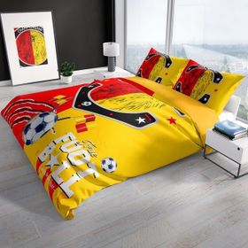Monohome Red & Yellow 3D Renkli Çift Kişilik 200x220 cm Nevresim Takımı