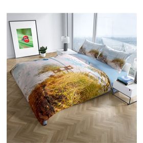 Monohome Reeds 3D Dijital Baskılı Renkli Çift Kişilik 200x220 cm Nevresim Takımı
