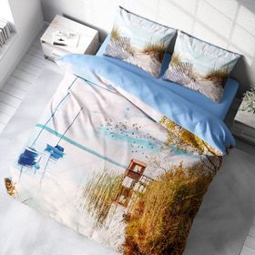 Monohome Reeds 3D Dijital Baskılı Renkli Çift Kişilik 200x220 cm Nevresim Takımı
