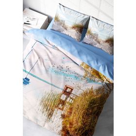 Monohome Reeds 3D Dijital Baskılı Renkli Çift Kişilik 200x220 cm Nevresim Takımı