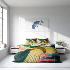 Monohome Relaxing 3D Pamuk Saten Çift Kişilik 200x220 cm Nevresim Takımı
