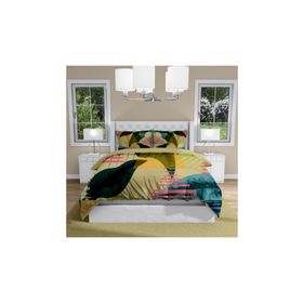 Monohome Relaxing Leaves Naturel Renkli Çift Kişilik 200x220 cm Nevresim Takımı