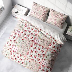Monohome Rose Branch 3D Pamuk Saten Çift Kişilik Nevresim Takımı