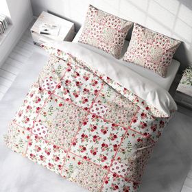 Monohome Rose Branch 3D Pamuk Saten Çift Kişilik Nevresim Takımı