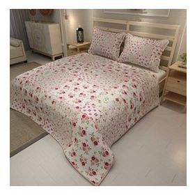 Monohome Rose Branch Jakar Dokuma Pamuklu 3d Dijital Baskı Pike Takımı