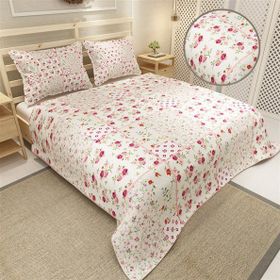 Monohome Rose Branch Jakar Dokuma Pamuklu 3d Dijital Baskı Pike Takımı