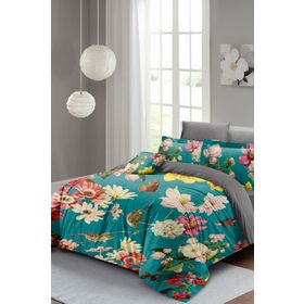 Monohome Rose Mix 3d Pamuk Saten Çift Kişilik Nevresim Takım