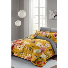 Monohome Rose Mix 3d Pamuk Saten Çift Kişilik Nevresim Takım