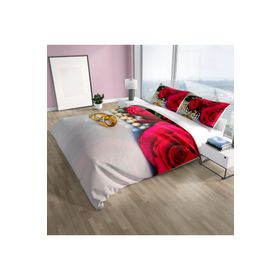 Monohome RoseRing 3D Renkli Çift Kişilik 200x220 cm Nevresim Takımı