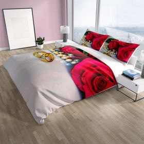 Monohome RoseRing 3D Renkli Çift Kişilik 200x220 cm Nevresim Takımı