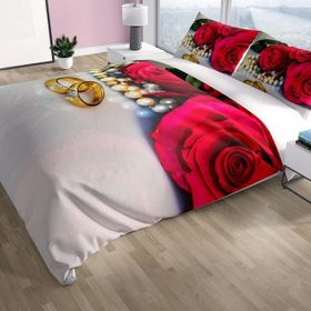 Monohome RoseRing 3D Renkli Çift Kişilik 200x220 cm Nevresim Takımı