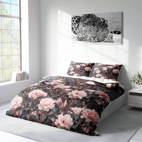 Monohome Roses Garden 3D Pamuk Saten Çift Kişilik Nevresim Takımı