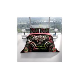 Monohome Roses Pattern 3D Renkli Tek Kişilik 200x220 cm Nevresim Takımı