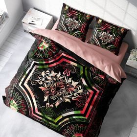 Monohome Roses Pattern 3D Renkli Tek Kişilik 200x220 cm Nevresim Takımı