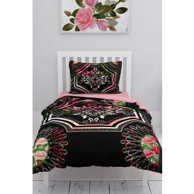 Monohome Roses Pattern 3D Tek Kişilik Nevresim Takımı