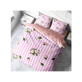 Monohome Scattered Roses Naturel Çift Kişilik Nevresim Takımı