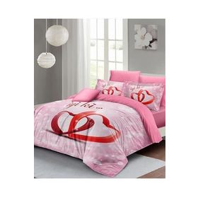 Monohome Sevgililer Günü %100 Pamuk Saten I Love You Çift Kişilik Nevresim Takımı