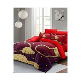 Monohome Sevgililer Günü %100 Pamuk Saten Shine Love Çift Kişilik Nevresim Takımı