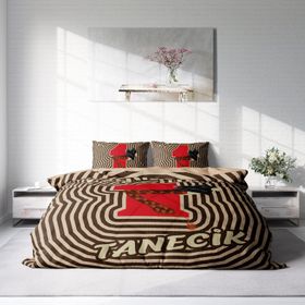 Monohome Sevgililer Günü Birtanem 200x220 cm Pamuk Saten Çift Kişilik Nevresim Takımı