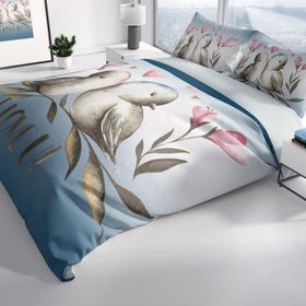 Monohome Sevgililer Günü Vııı 3D Renkli Çift Kişilik 200x220 cm Nevresim Takımı