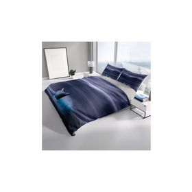 Monohome Shark 3D Renkli Çift Kişilik 200x220 cm Nevresim Takımı