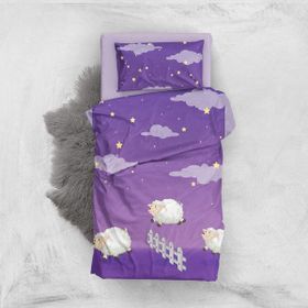 Monohome Sheep 3D Saten Pamuk Bebek Nevresim Takımı