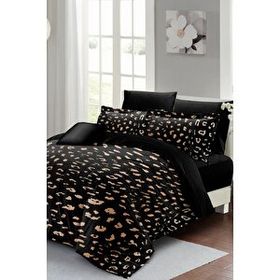Monohome Sık Dokuma Pamuk Saten 3D Özel Tasarım Animal Print Çift Kişilik Nevresim Takımı
