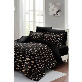 Monohome Sık Dokuma Pamuk Saten 3D Özel Tasarım Animal Print Çift Kişilik Nevresim Takımı