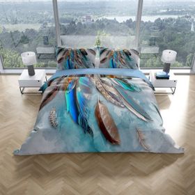 Monohome Silvery 3D Renkli Çift Kişilik 200x220 cm Nevresim Takımı