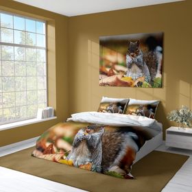 Monohome Sincap 3D Pamuk Saten Renkli Çift Kişilik 200x220 cm Nevresim Takımı