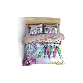 Monohome Sleep Protection Modern Renkli Çift Kişilik 200x220 cm Nevresim Takımı