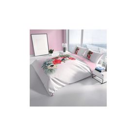 Monohome Small Birdy 3D Pamuk Saten Çift Kişilik 200x220 cm Nevresim Takımı