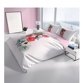 Monohome Small Birdy 3D Pamuk Saten Çift Kişilik 200x220 cm Nevresim Takımı