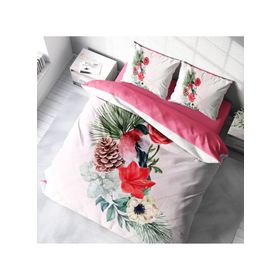 Monohome Small Birdy 3D Pamuk Saten Çift Kişilik 200x220 cm Nevresim Takımı