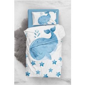 Monohome Small Dolphin 3D Bebek 100x150 cm Nevresim Takımı