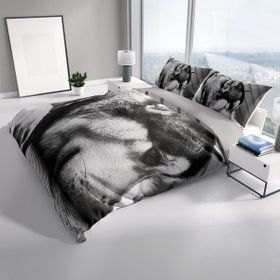 Monohome SnowWolf 3D Renkli Çift Kişilik 200x220 cm Nevresim Takımı