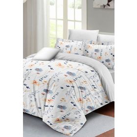 Monohome Soft Floral Luxury Pamuk Saten Çift Kişilik Nevresim Takımı