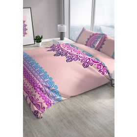 Monohome Soft Mandala Klasik Renkli Çift Kişilik 200x220 cm Nevresim Takımı
