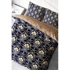 Monohome Soft Night Klasik Renkli Çift Kişilik 200x220 cm Nevresim Takımı