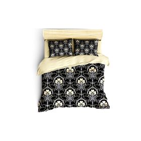 Monohome Soft Night Klasik Renkli Çift Kişilik 200x220 cm Nevresim Takımı