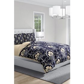 Monohome Soft Night Klasik Renkli Çift Kişilik 200x220 cm Nevresim Takımı