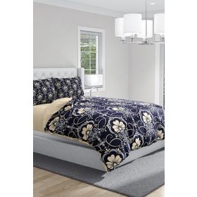 Monohome Soft Night Klasik Renkli Çift Kişilik 200x220 cm Nevresim Takımı