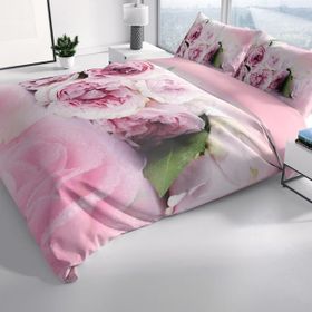 Monohome SoftRose 3D Renkli Çift Kişilik 200x220 cm Nevresim Takımı