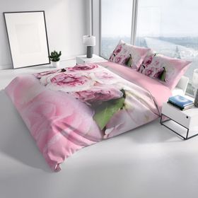 Monohome SoftRose 3D Renkli Çift Kişilik 200x220 cm Nevresim Takımı