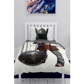 Monohome Şövalye 3D Pamuk Saten Renkli Çocuk 160x220 cm Nevresim Takımı