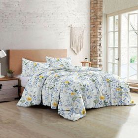 Monohome Spring Floral Luxury Pamuk Saten Çift Kişilik Nevresim Takımı