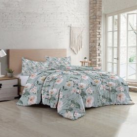 Monohome Spring Fresh Luxury Pamuk Saten Çift Kişilik Nevresim Takımı